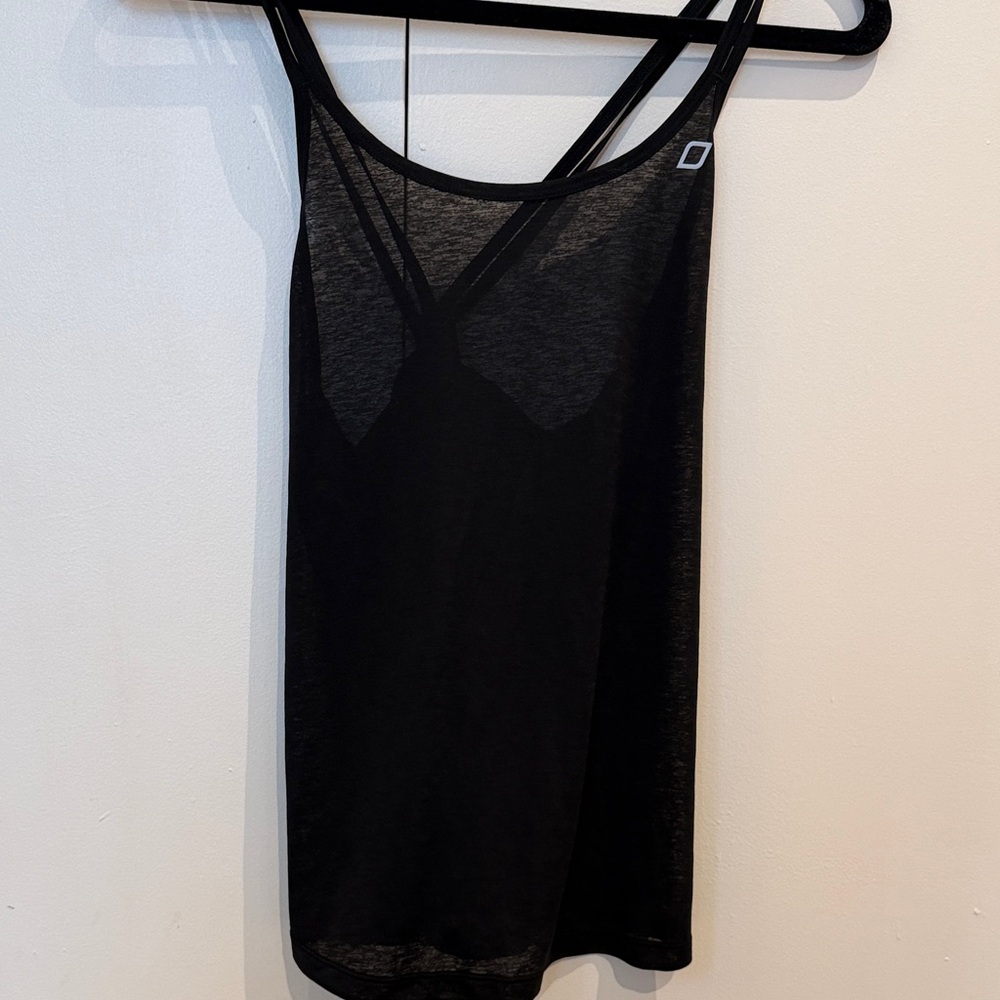 Lorna Jane Black racerback Strappy Tank